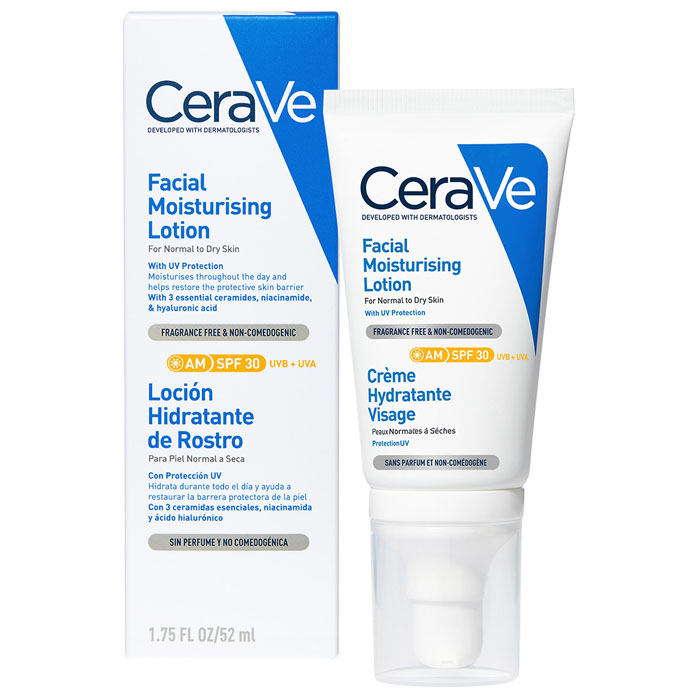 AM Facial Moisturizing Lotion with SPF for Daily Protection | CeraVe